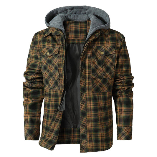 TrailGuard Hooded Flannel Jacket