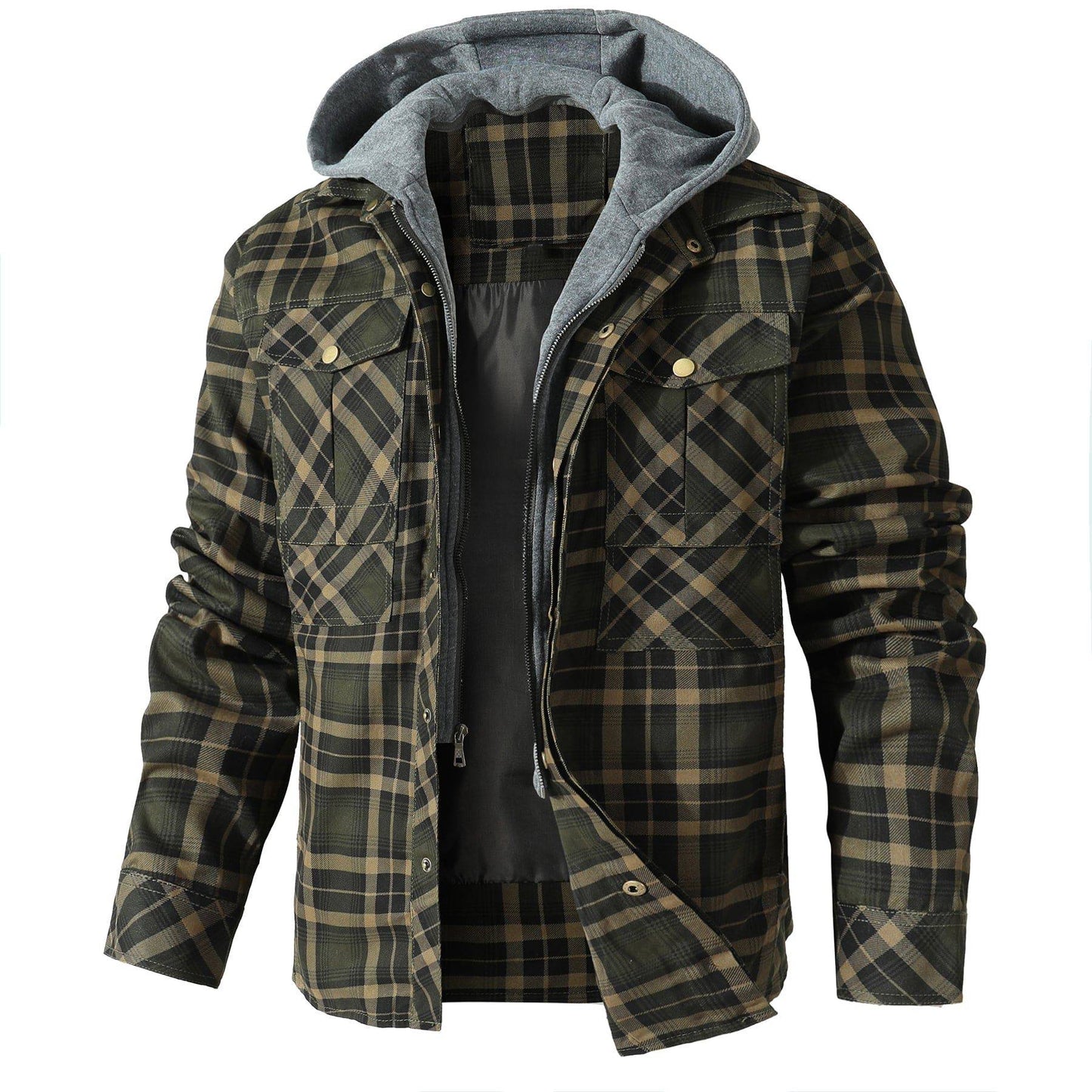TrailGuard Hooded Flannel Jacket