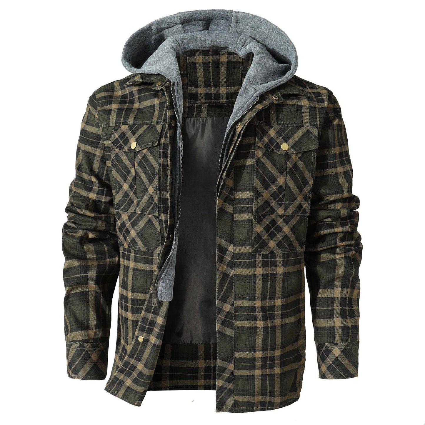 TrailGuard Hooded Flannel Jacket