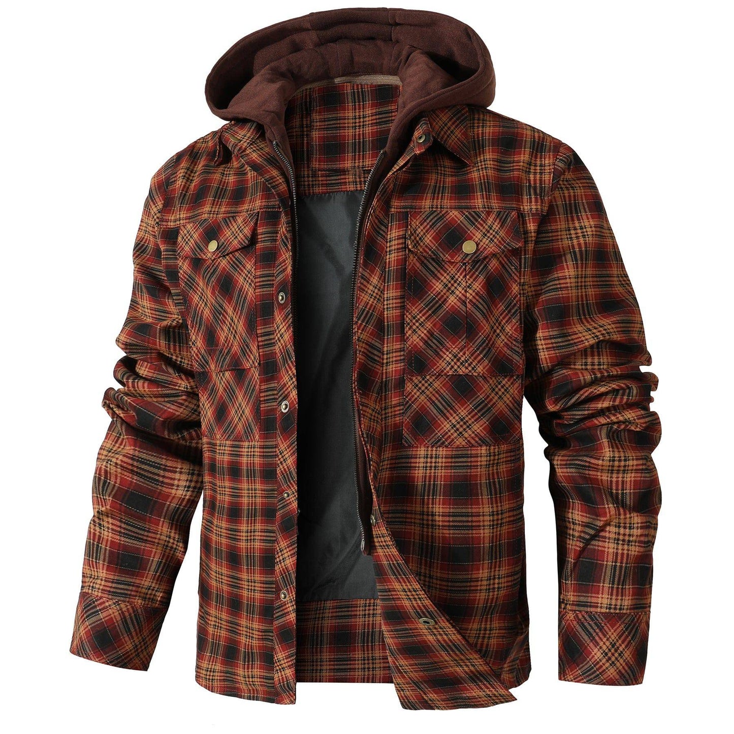 TrailGuard Hooded Flannel Jacket