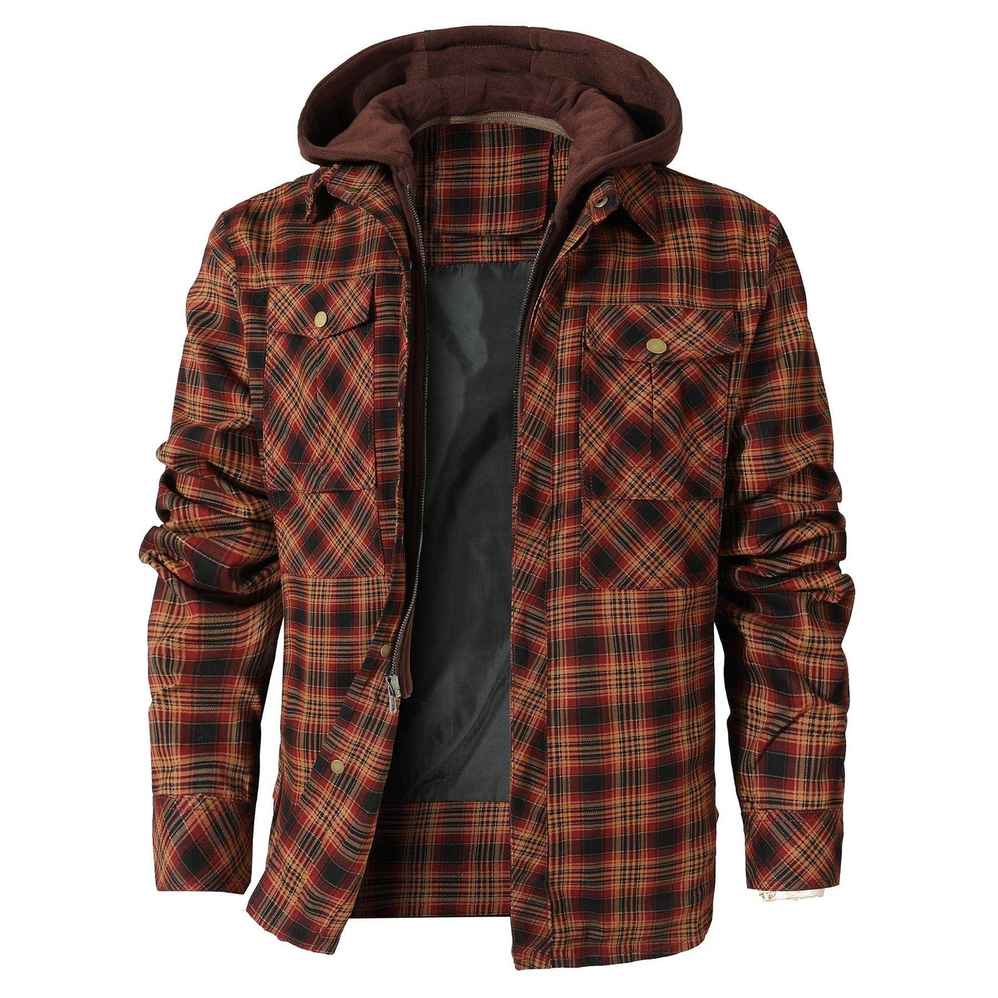 TrailGuard Hooded Flannel Jacket