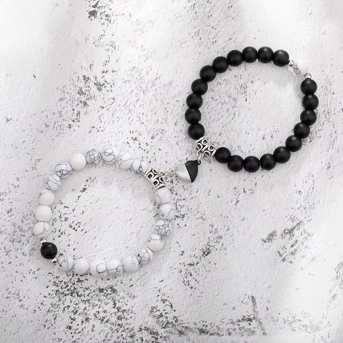 Matching Hearts Bracelet Set