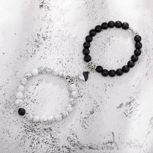 Matching Hearts Bracelet Set