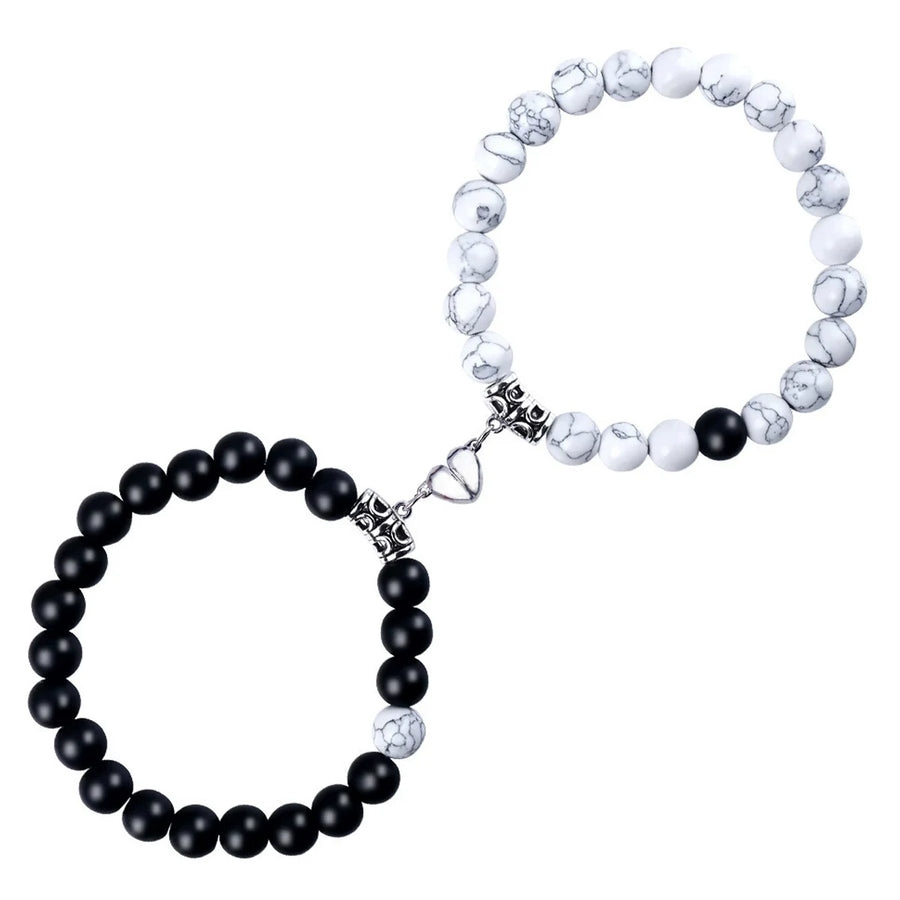 Matching Hearts Bracelet Set