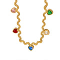Lucky Heart Crystal Necklace
